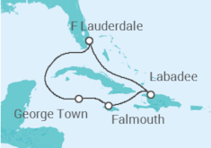 Itinéraire -  Iles Caiman, Jamaique - Royal Caribbean