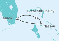 Itinéraire -  Bahamas - Norwegian Cruise Line