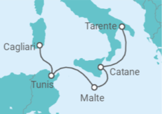 Itinéraire -  Tunisie, Malte, Italie - Costa Croisières