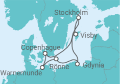 Itinéraire -  Trésors de la Baltique - MSC Croisières