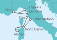 Itinéraire -  Dolce vita le long des côtes italiennes (port-port) - CroisiMer