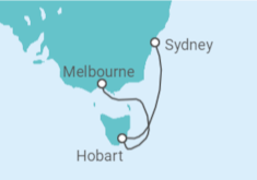 Itinéraire -  Australie - Disney Cruise Line