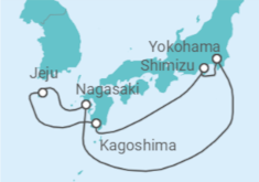 Itinéraire -  Japon, Corée Du Sud - Princess Cruises