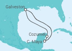 Itinéraire -  États-Unis - Disney Cruise Line
