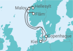 Itinéraire -  Danemark, Norvège - MSC Croisières