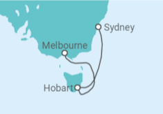 Itinéraire -  Australie - Disney Cruise Line