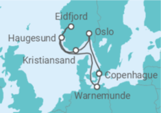 Itinéraire -  Norvège, Danemark - MSC Croisières