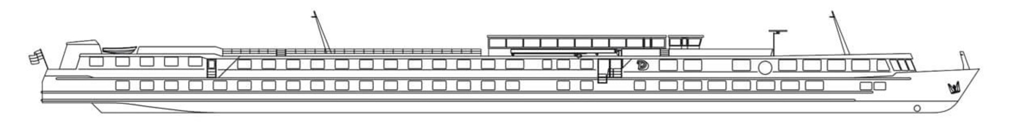 Profil des ponts du MS Amethyst Classic