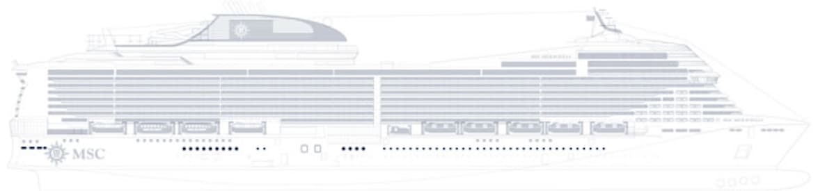 Profil des ponts du MSC Meraviglia