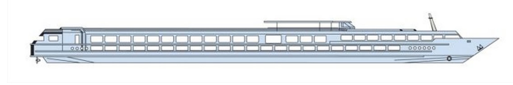 Profil des ponts du MS Camargue