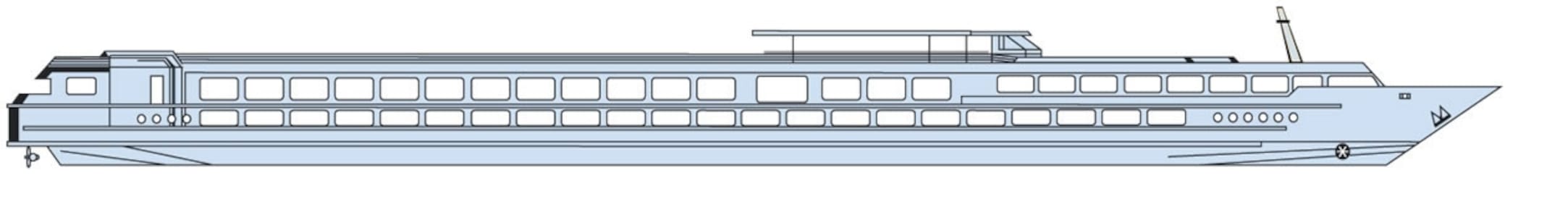 Profil des ponts du MS Loire Princesse