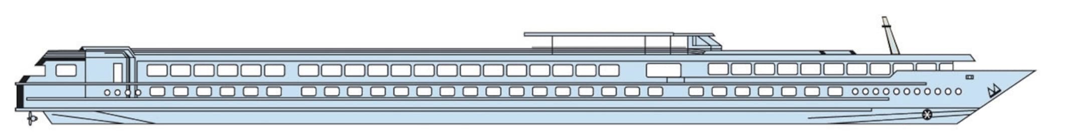 Profil des ponts du MS Michelangelo