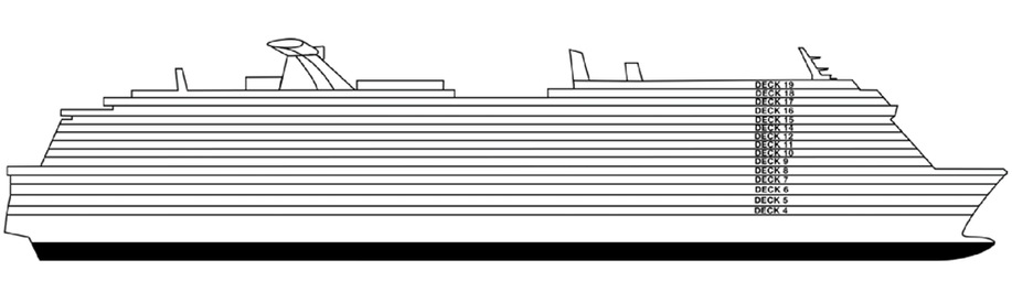 Profil des ponts du Carnival Mardi Gras