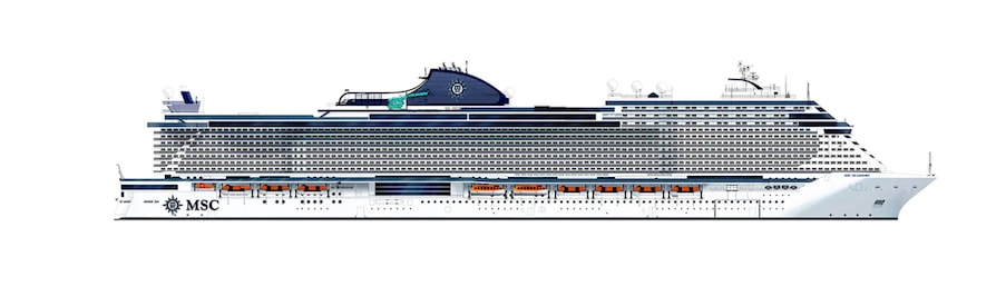 Profil des ponts du MSC Seashore