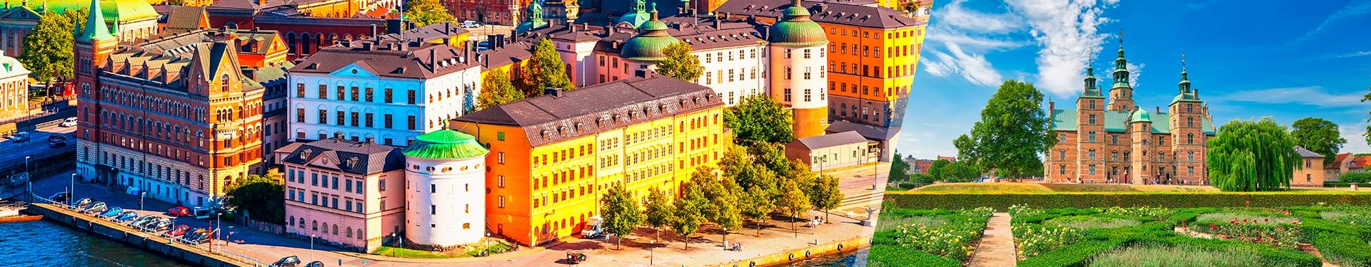Stockholm et Copenhague en avion