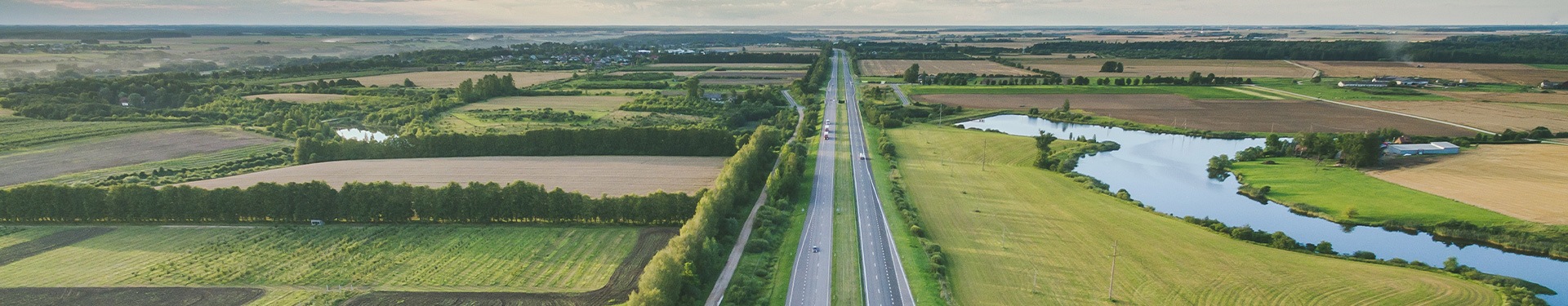 Route dans le Triangle Baltique