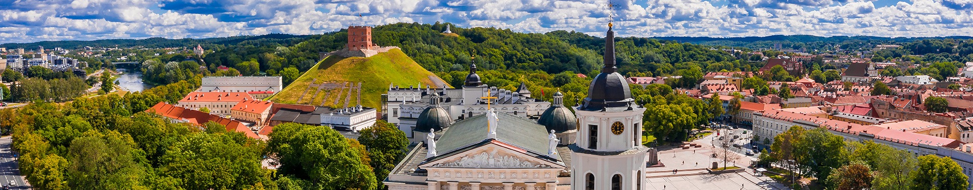 Vilnius, Riga et Tallinn en avion