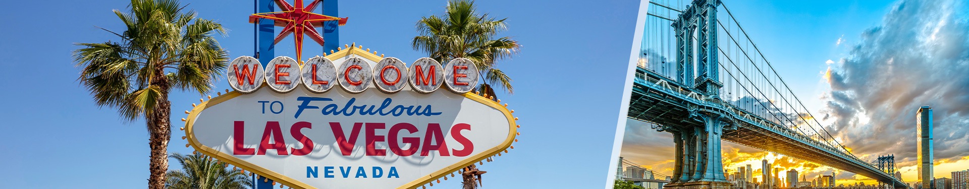 Las Vegas et New York