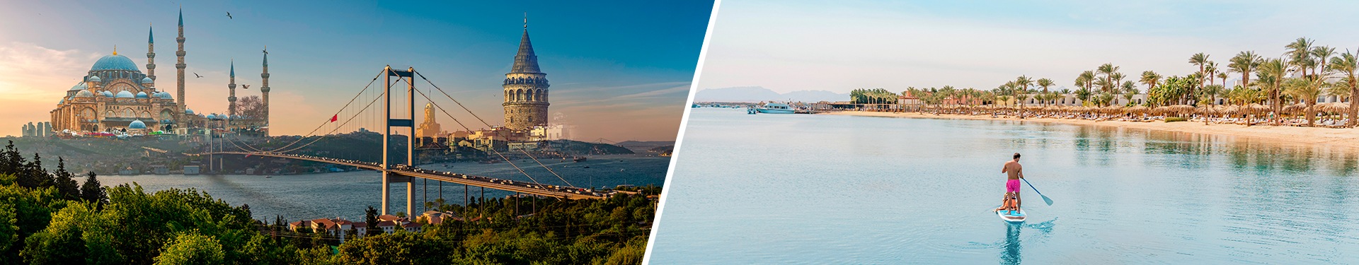 Istanbul et Hurghada