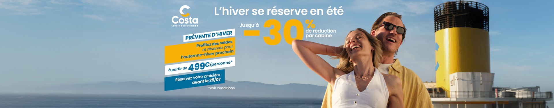 Croisières Costa Hiver 2026-2027