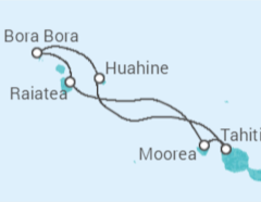 Itinéraire -  Polynésie Française - Windstar