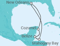 Itinéraire -  Belize, Mexique - Carnival
