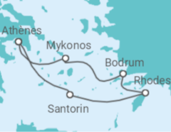Itinéraire -  Grèce, Turquie - Virgin Voyages