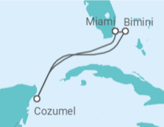 Itinéraire -  Mexique - Virgin Voyages