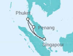 Itinéraire -  Malaisie et Thailande - Royal Caribbean