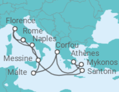 Itinéraire -  Méditerranée et Mer Égée  - Norwegian Cruise Line