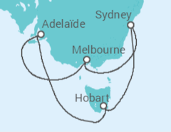 Itinéraire -  Australie - Celebrity Cruises