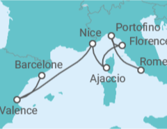 Itinéraire -  De Barcelone à Rome  - Royal Caribbean
