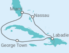 Itinéraire -  Bahamas et Îles Caïman - Celebrity Cruises