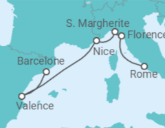 Itinéraire -  Plages de Méditerranée  - Celebrity Cruises