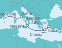 Itinéraire -  Italie, Turquie, Grèce - Celebrity Cruises