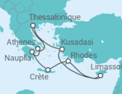 Itinéraire -  Turquie, Grèce - Celebrity Cruises