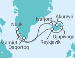 Itinéraire -  Islande - Norwegian Cruise Line