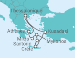 Itinéraire -  Égée Idyllique  - Celestyal Cruises