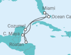 Itinéraire -  Honduras, Mexique - MSC Croisières