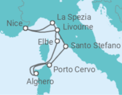 Itinéraire -  Dolce vita le long des côtes italiennes (port-port) - CroisiMer
