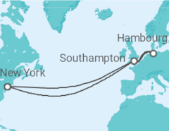 Itinéraire -  Royaume-Uni, Allemagne - Cunard