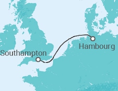Itinéraire -  Allemagne - Cunard