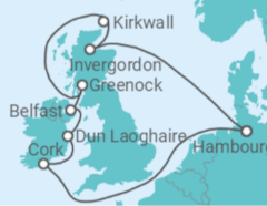 Itinéraire -  Irlande, Royaume-Uni - MSC Croisières