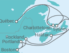 Itinéraire -  Canada - Celebrity Cruises