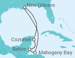 Itinéraire -  Mexique, Belize - Carnival