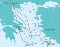 Itinéraire -  Grèce, Turquie - Celebrity Cruises