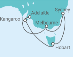 Itinéraire -  Australie - Norwegian Cruise Line