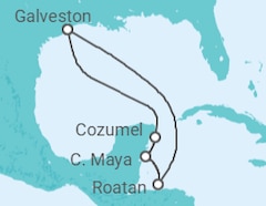 Itinéraire -  Honduras, Mexique - Royal Caribbean