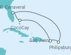 Itinéraire -  Porto Rico, Saint Martin - Royal Caribbean