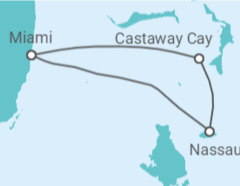Itinéraire -  Bahamas - Disney Cruise Line
